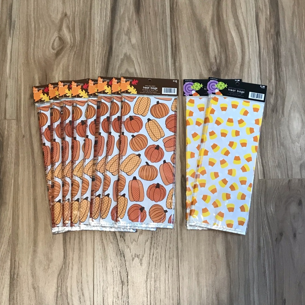 NWT 10 Packages Halloween & Fall Treat Bags
